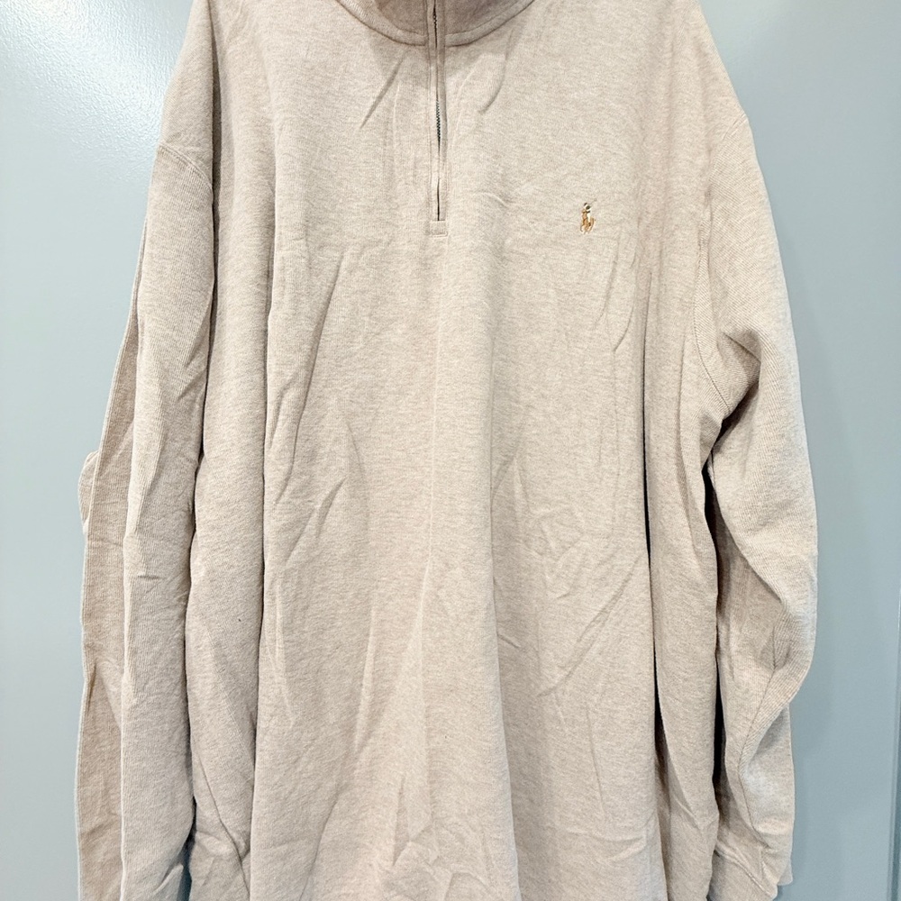 Polo by Ralph Lauren Beige Zip Up Sweater